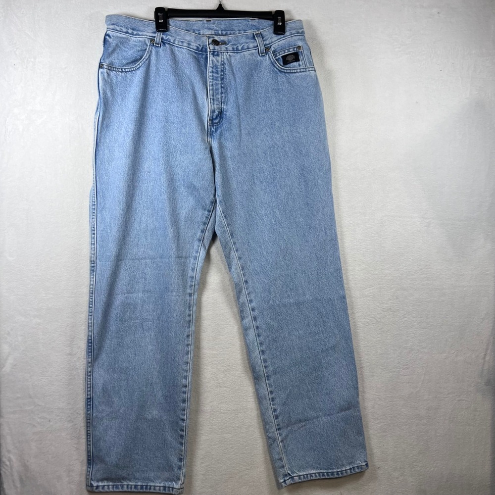 Harley-Davidson Womens Light Wash Classic Straight Leg Jeans 16R Denim 2000s